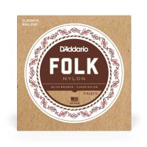 D'Addario EJ33 Folk Nylon Classical Guitar Strings, Full Set