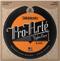 D'Addario EJ43 Pro Arte LT Classical Guitar Strings, Full Set