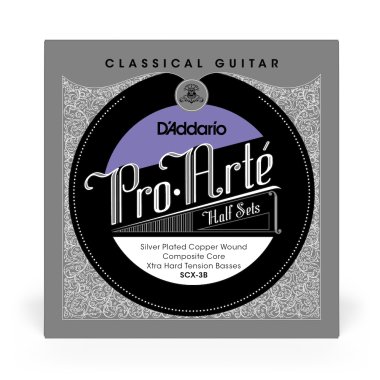D'Addario EJ44C Pro Arte Composite Guitar Strings XHT SCX-3B, Bass Set