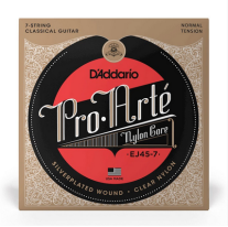 D'Addario EJ45-7 Pro Arte NT Classical Guitar Strings, 7-String Set