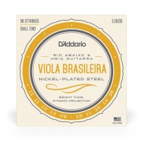 D'Addario EJ82B Viola Brasileira Set, Rio Abaixo and Meia Guitarra