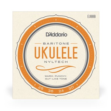 D'Addario EJ88B Nyltech Ukulele, Baritone