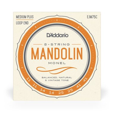 D'Addario EJM75C Monel Mandolin Strings, Medium Plus 11-41
