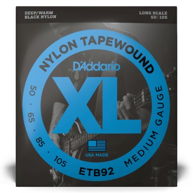D'Addario ETB92 Tapewound Electric Bass Long Scale (50-105)