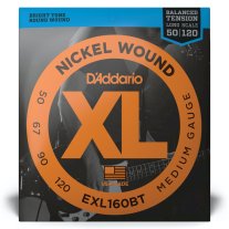 D'Addario EXL160BT Balanced Tension Nickel Medium (50-120)