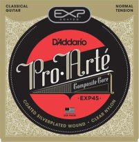 D'Addario EXP45 Coated NT Classical Guitar Strings, Full Set