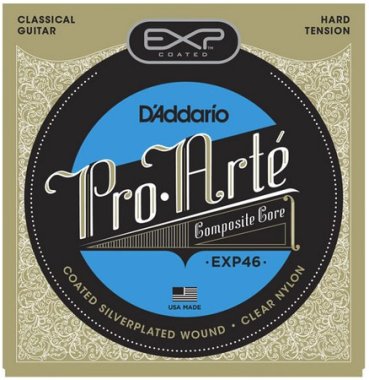 D'Addario EXP46 Coated HT Classical Guitar Strings, Full Set