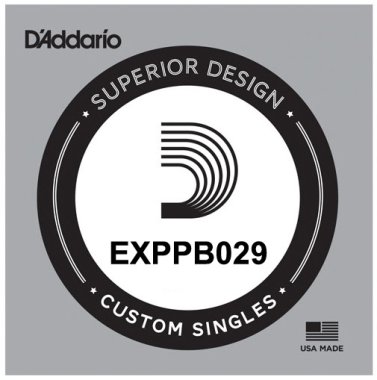 D'Addario EXPPB029 Phosphor Bronze Wound Acoustic, .029 gauge, Single