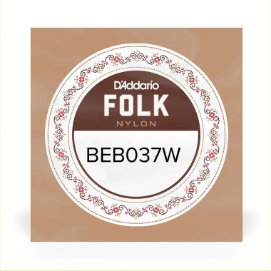 D'Addario Folk Nylon BEB037W 5th string (A), normal tension .037