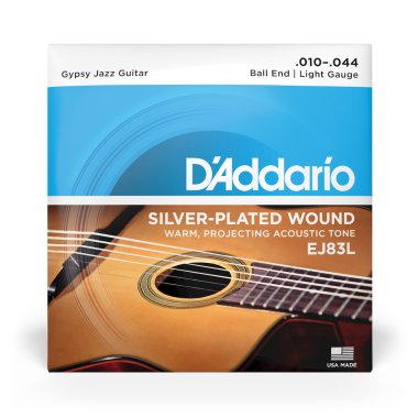 D'Addario Gypsy Jazz Acoustic Guitar Strings EJ83L Light Ball 10-44