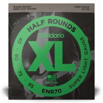 D'Addario Half Rounds ENR70 Super Light (40-95), Full Set