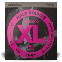 D'Addario Half Rounds ENR71 Regular Light (45-100), Full Set