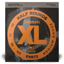 D'Addario Half Rounds ENR72 Medium (50-105), Full Set