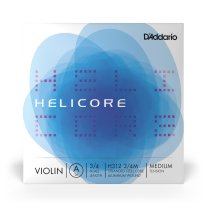 D'Addario Helicore Violin A String H312 3/4M Ball End Medium