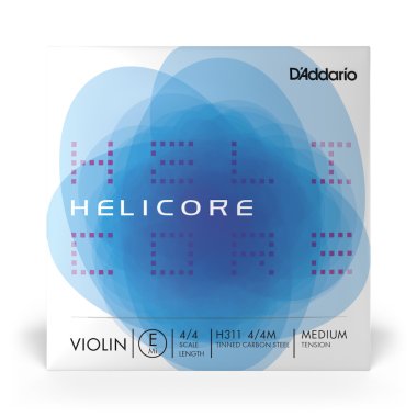 D'Addario Helicore Violin E String H311 4/4M Ball End Medium