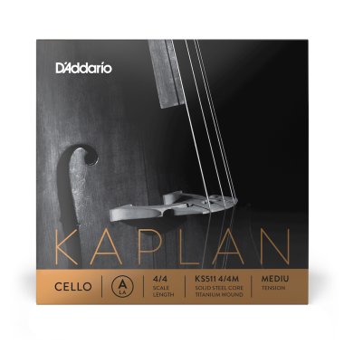 D'Addario Kaplan Cello C 4/4 Medium Tension KS514 4/4M, Single String