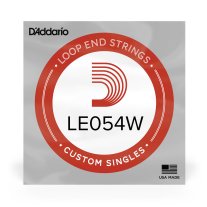 D'Addario LE054W Nickel Wound Loop End .054 in, Single String