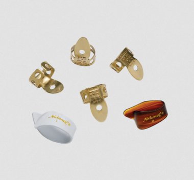 D'Addario National Brass Finger Pick Bundle - 6 pack