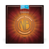 D'Addario NBM1038 Nickel Bronze Mandolin Strings, Light 10-38