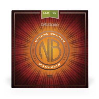 D'Addario NBM11541 Nickel Bronze Mandolin Strings, Med-Heavy 11.5-41