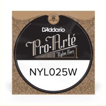 D'Addario NYL025W Classical Guitar .025, single string