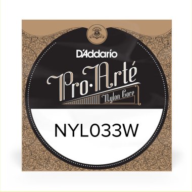 D'Addario NYL033W Classical Guitar .033, single string