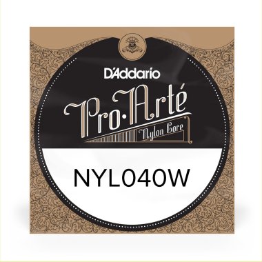 D'Addario NYL040W Classical Guitar .040, single string