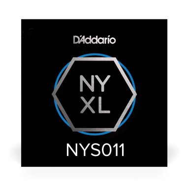 D'Addario NYXL High Carbon Plain Steel Guitar String .011
