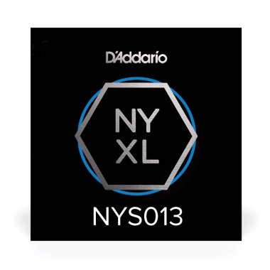 D'Addario NYXL High Carbon Plain Steel Guitar String .013