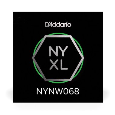 D'Addario NYXL Nickel Plated Steel Wound Electric Guitar Single .068