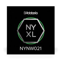 D'Addario NYXL Nickel Plated Steel Wound Electric Guitar Single .021