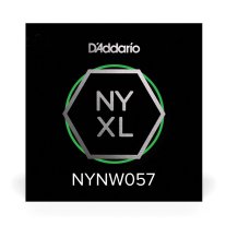 D'Addario NYXL Nickel Plated Steel Wound Electric Guitar Single .057