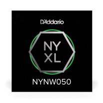 D'Addario NYXL Nickel Plated Steel Wound Electric Guitar Single .050