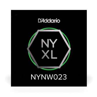 D'Addario NYXL Nickel Plated Steel Wound Electric Guitar Single .023