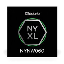 D'Addario NYXL Nickel Plated Steel Wound Electric Guitar Single .060