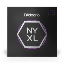 D'Addario NYXL1164 Nickel Wound 7 String Electric Guitar Med 11-64