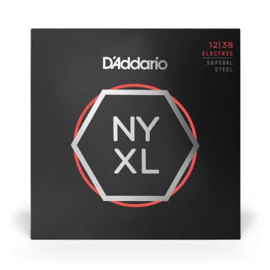 D'Addario NYXL1238PS, Nickel Wound, Pedal Steel, Custom Medium, 12-38