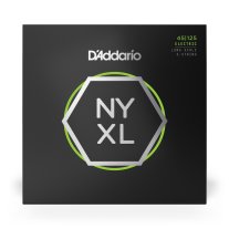 D'Addario NYXL45125, Set Long Scale, Lt Top / Med Btm 5-String, 45-125