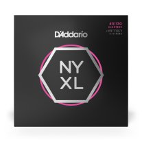 D'Addario NYXL45130 Bass Regular Light 5-String 45-130, Full Set