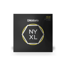 D'Addario NYXL45130MS Bass Regular Light 5-String Fanned Fret 45-130, Full Set
