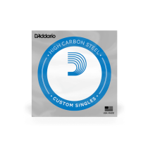 D'Addario PL0125 Plain Steel Ball End .0125 in. (.3175 mm) Single String