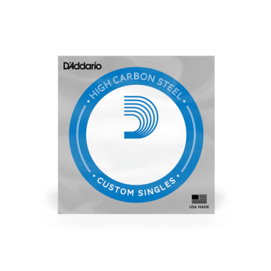 D'Addario PL0125 Plain Steel Ball End .0125 in. (.3175 mm) Single String
