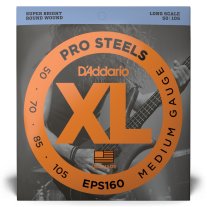 D'Addario Pro Steels EPS160 Electric Bass Medium (50-105)