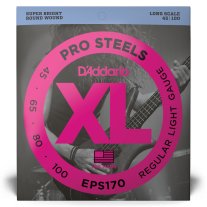 D'Addario Pro Steels EPS170 Regular Light (45-100), Full Set
