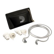 D'Addario PWPEP1 Full Frequency Earplugs, 2 pair White