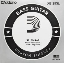 D'Addario Single Electric Bass Nickel Wound XB125SL Super Long