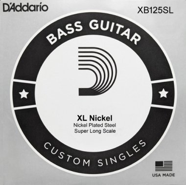 D'Addario Single Electric Bass Nickel Wound XB125SL Super Long