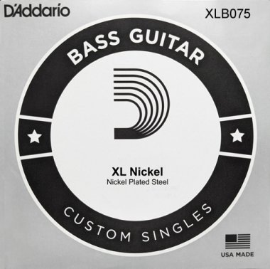 D'Addario Single Electric Bass, Nickel Wound XLB075