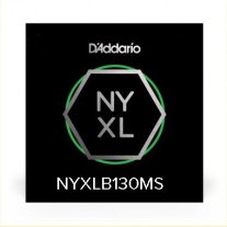 D'Addario Single Electric Bass, NYXL Nickel Wound NYXLB130MS, Multi-Scale