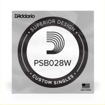 D'Addario Single Electric Bass, Pro Steels PSB028W